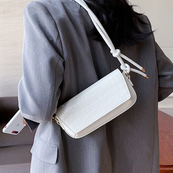 

2020 new shoulder bag women's casual fashion korean version of the simple stone pattern ladies bag