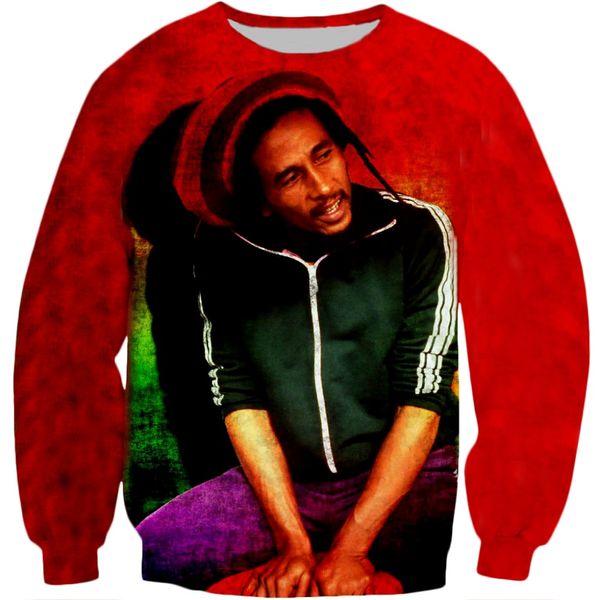 

fashion singer reggae bob marley sweatshirt men women 3d print 3d funny long sleeve tracksuit pullover outerwear casual w51, Black