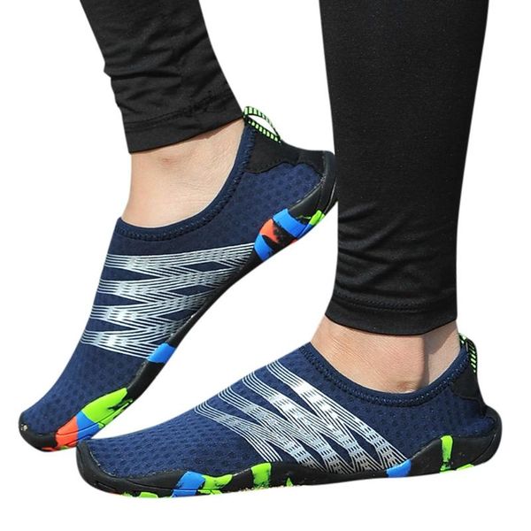 

klv couple river sea beach shoes swimming shoes barefoot quick dry aqua water aqua for mens womens#25