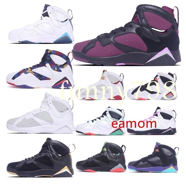

2019 7 mens 7s basketball shoes women men designer wave runner baskets sports trainers chaussures sneakers, Black