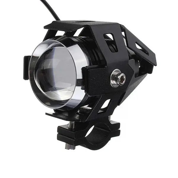 U5 moto LED faro impermeabile ad alta potenza Spot Light - nero