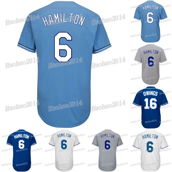 

Kansas City 6 Billy Hamilton Chris Owings Salvador Perez Whit Merrifield Hunter Dozier Alex Gordon Jackson George Brett Danny Duffy Jersey