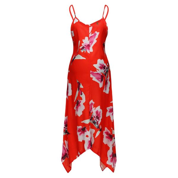 

comfortable and soft women maternity summer floral sleeveless casual sundress pregnancy dress 4.23, White