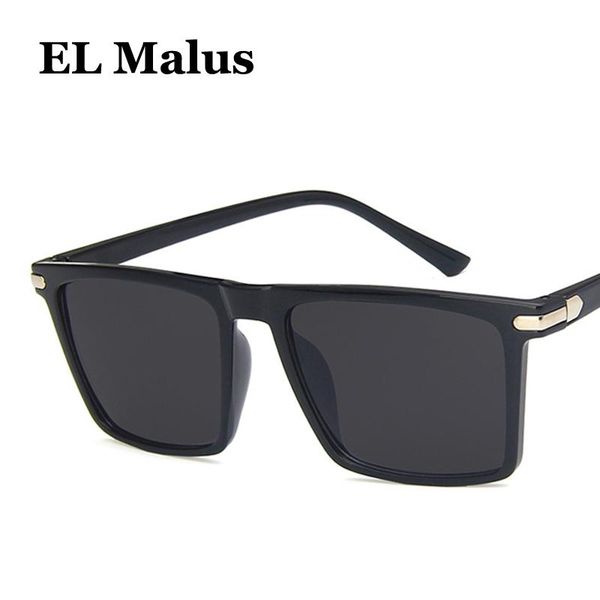 

el malus]retro square frame sunglasses mens women pink dark green lens leopard shades uv400 sun glasses creative design eyewear mpezq