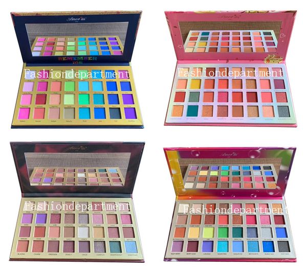 

New makeup high quality amor u 32color eye hadow palette remember me bubble pop cake pop famme fatale matte himmer eye powder palette
