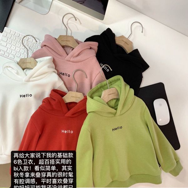 

2019 new arrival girls boys thicken hooded t shirt winter baby girl clothes kids sweatshirt 1-6t, Blue