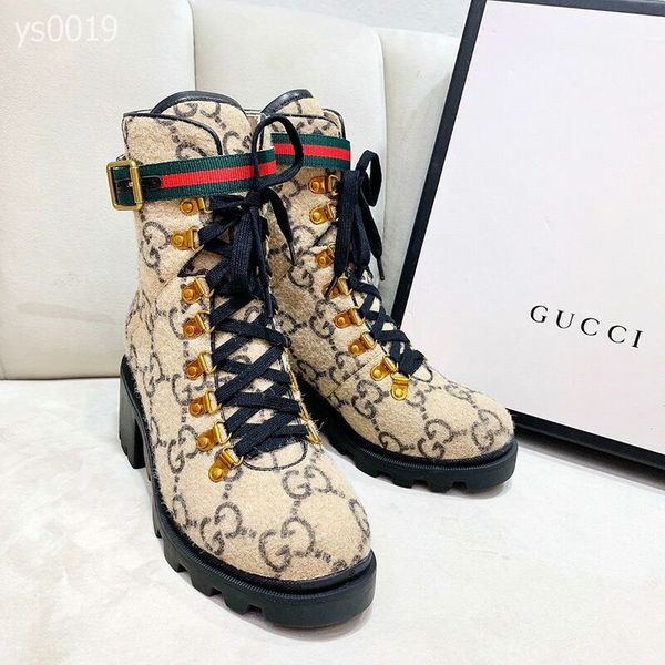 

european station rhinestones martin boots female british wind new autumn and winter plus velvet thick with non-slip paragraph leather boots, Black