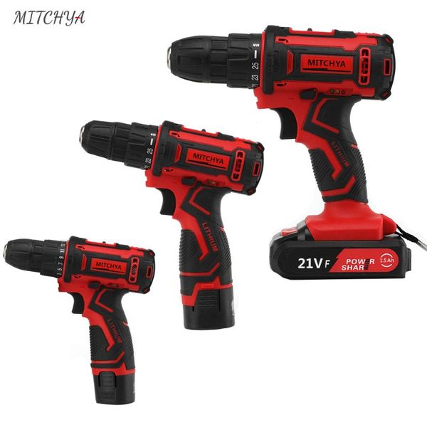 

cordless drill power tools 12v 16.8v 21v multifunction high and low speed rotary tool electric cordless screwdriver