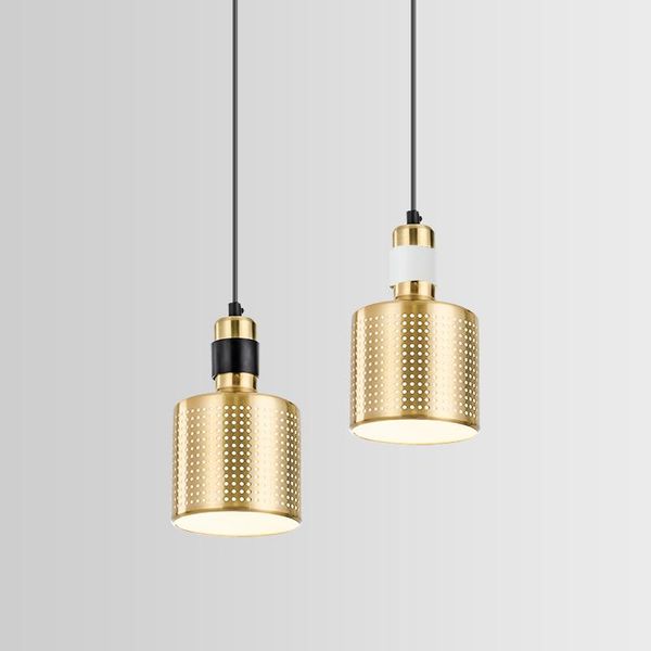 

nordic loft l gold metal pendent lights restaurant pendent lamps living bedroom barbedside lighting cafe shop light fixtures
