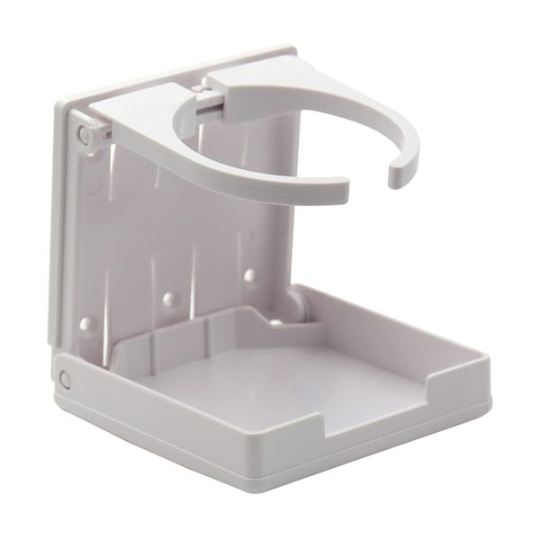 

adjustable folding white plastic drink cup holder for boat marine caravan car