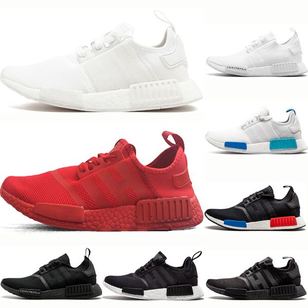 

r1 running shoes men women japan triple black white red grey oreo sports trainer sneakers classic mens og black white athletic shoes
