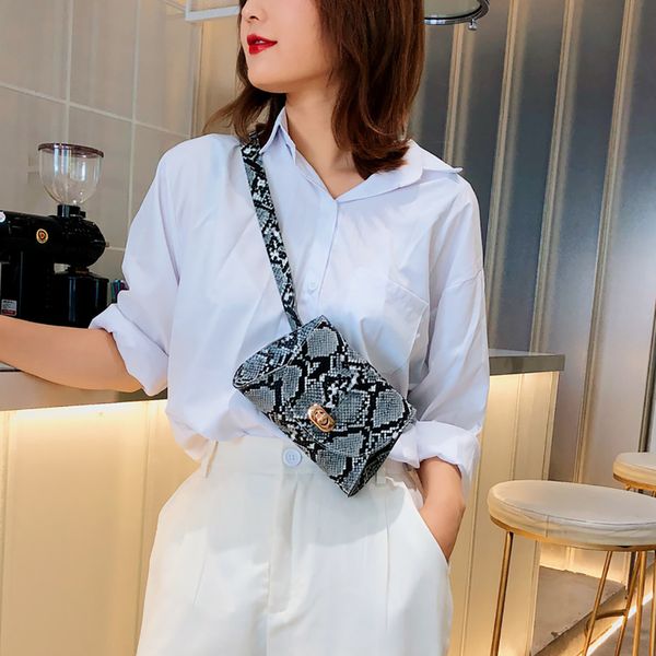 

women bag handbags storage pocket chest bag snake cross wild flap purse vintage leather shoulder messenger bags bolsos mujer