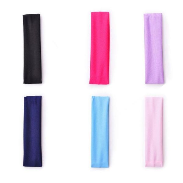 

2019 new yoga hair bands sport elastic headband sports yoga accessory dance biker wide headband stretch ribbon cotton hairband