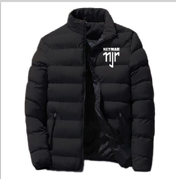 

2019 new neymar thickened winter jacket men's autumn and winter warm neymar jacket brand slim men's casual printing, Black;brown