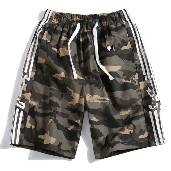 

2020 fashion men's casual shorts new designer design european and american trend sports loose shorts, White;black