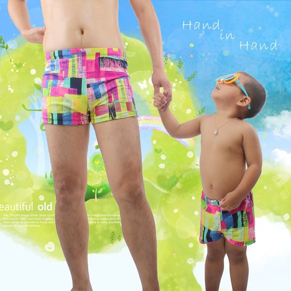 

2020 new горячие продаж daddy и сын купальник семья одежда набор swim trunk родитель детский купальник купальники бесплатная доставка