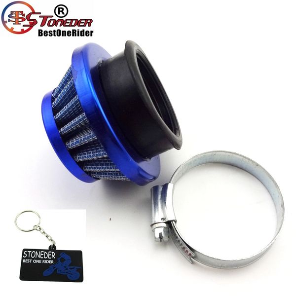 

stoneder blue racing kids atv 44mm air filter for 2 stroke 47cc 49cc engine carb carburetor pocket dirt bike mini moto quad