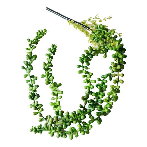 

73cm lifelike nature garland wall hanging flexible l fake artificial plant string simulation succulents office home decor