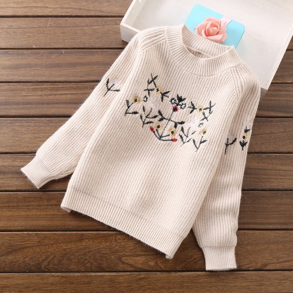 

2018. моды девочек свитера детская одежда детей-свитеры 2-6years ребенок одежды a8070, Blue