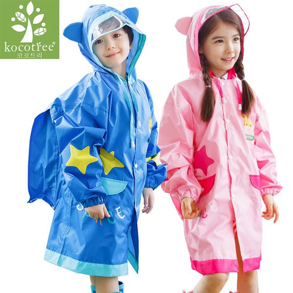 

children 's raincoat waterproof kids boys girls jumpsuit raincoat hooded cartoon for children student