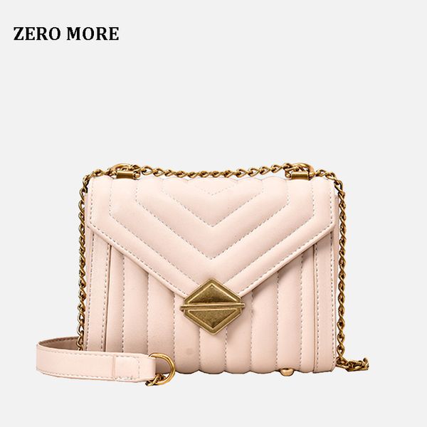 

lock flip bag 2019 summer fashion new pu leather women's designer handbag sweet girl chain shoulder messenger bag