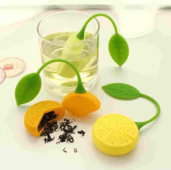 

silicone lemon tea strainer new design loose tea leaf strainer bag herbal spice infuser filter tools