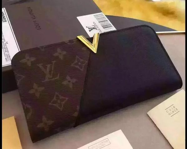 

L VHighquality оптовая продажа низкая цена 2019 Мужская Марка Кошелек Кожа С Кошельки Для