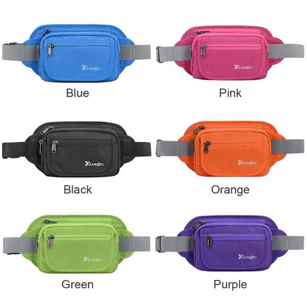 

outdoor running waist bag waterproof phone belly pouch sports fanny packs