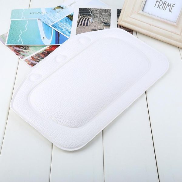 

spa bath pillow waterpro non-slip soft headrest pvc bath pillows with suction cups bathroom accessories pillow