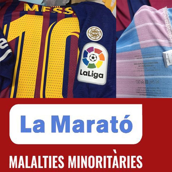 

2019 2020 Матч Изношенные Issue игрока La Marato Месси с матча Подробнее футбол патч Badge
