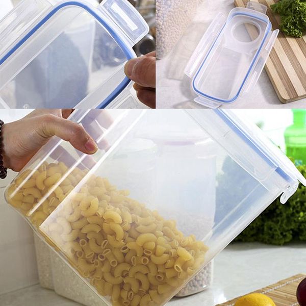 

storage bottles & jars kitchen pp container flour sugar plastic home dispenser saver large capacity scale display cereal box dry non slip