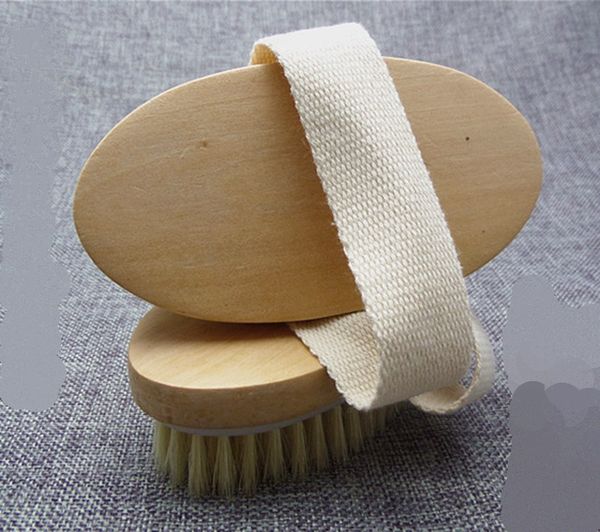 

bath brush natural bristle body brushes without handle bath shower brushes spa massage brush bathroom accessories wholesale yw2843