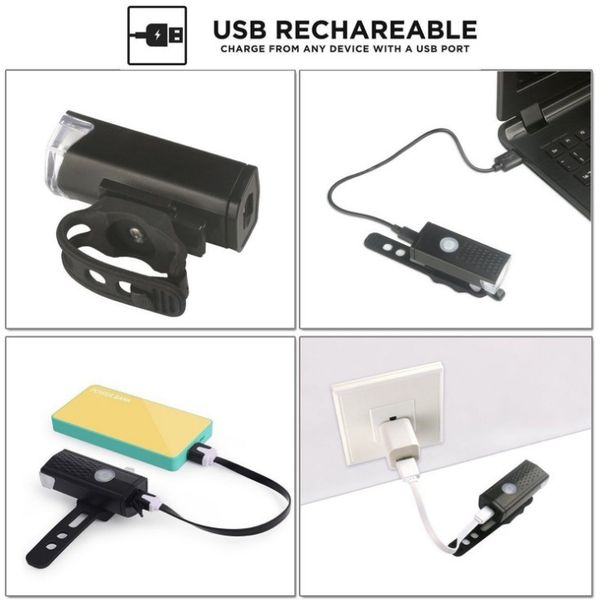 

2255 mountain bicycle headlight taillight night riding usb charging bright lighting riding equipment car light parts