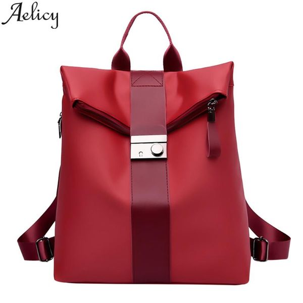 

aelicy fashion large capacity flexo shoulders bag student backpacks women backpack anti theft womans bags designers