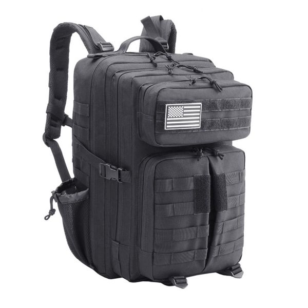 

45l 3p outdoor backpack tactical backpack climbing bag rucksack men camouflage sport bags camping hiking bag molle pack