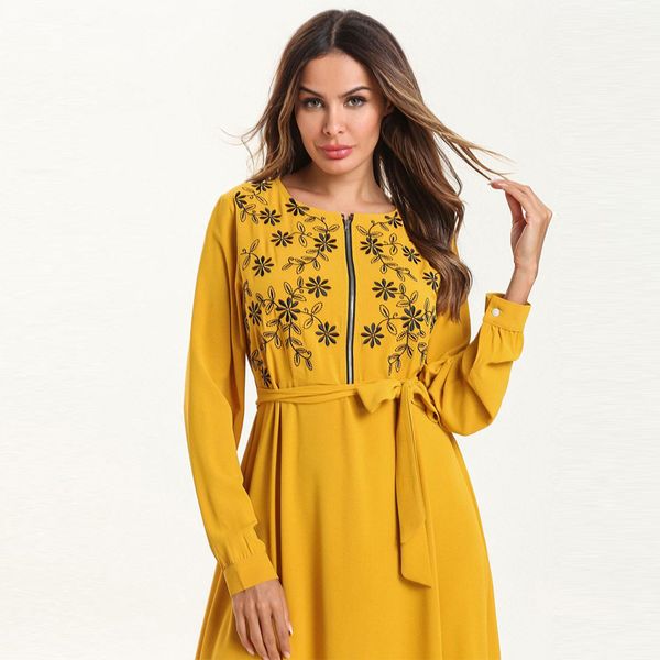 

plus size kaftan abaya dubai islamic muslim hijab dress caftan elbise ramadan sukienki dresses eid vestidos robe arabe musulmane, Red