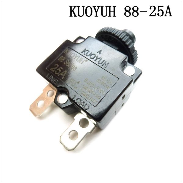 

circuit breakers 88 series 25a taiwan kuoyuh overcurrent protector overload switch