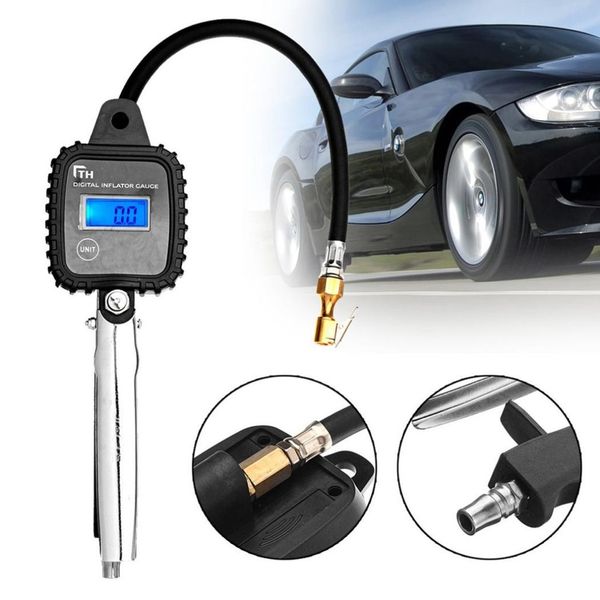 

professional multi-function durable car tire pressure black gauge 0.47kg