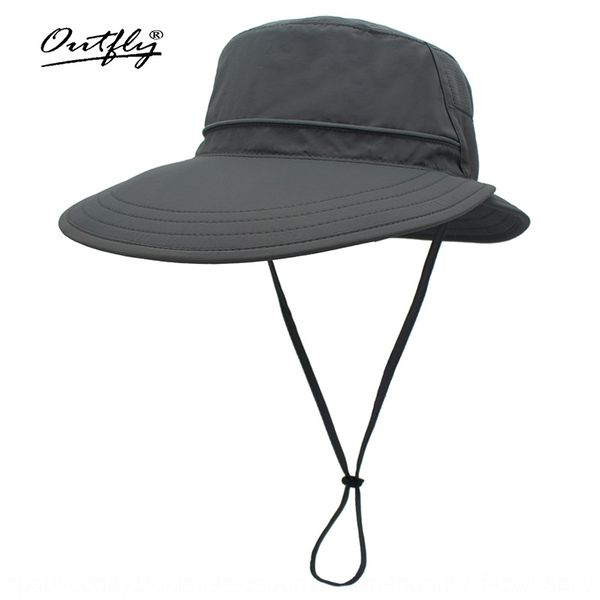 

outfly gourd-shaped sun 2020 female sunscreen fishing outdoor mountaineering fisherman bucket bucket hat fisherman hat hat, Blue;gray