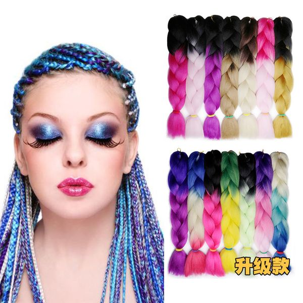 

europe and the united states, africa, wig, hair, high temperature, silk, tweezer, gradient, chemical fiber, big scorpion, dirty sputum, Black