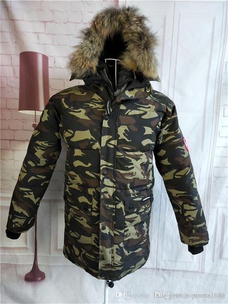 

luxury winter jacket fourrure down parka homme putin chaquetas outerwear big fur hooded fourrure manteau canada down jacket coat canada, Blue;black