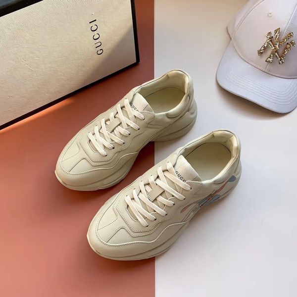 

2020 new wo high-quality couple thick-soled casual sneakers men's casual sneakers ladies daily casual shoes