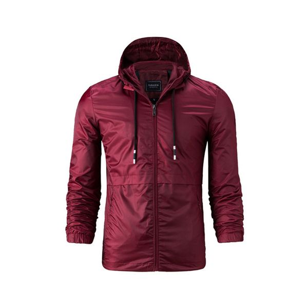 

весна новая куртка мужская сплошной цвет мода простой моды homme пальто на молнии спортивная куртка, Black;brown