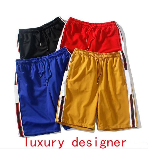 

19ss made in italy шорты для мужчин проектировщик короткие брюки лето логотип отпечатан повседневный homme luxury short sweatpants кулиской, White;black