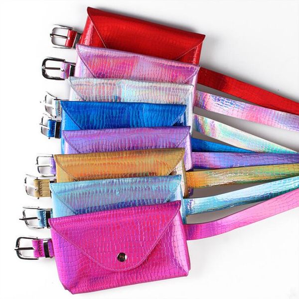 

2019 fanny pack women belt bag leather waist bag fashion women's pure color ring pu messenger shoulder chest pochete homem ing