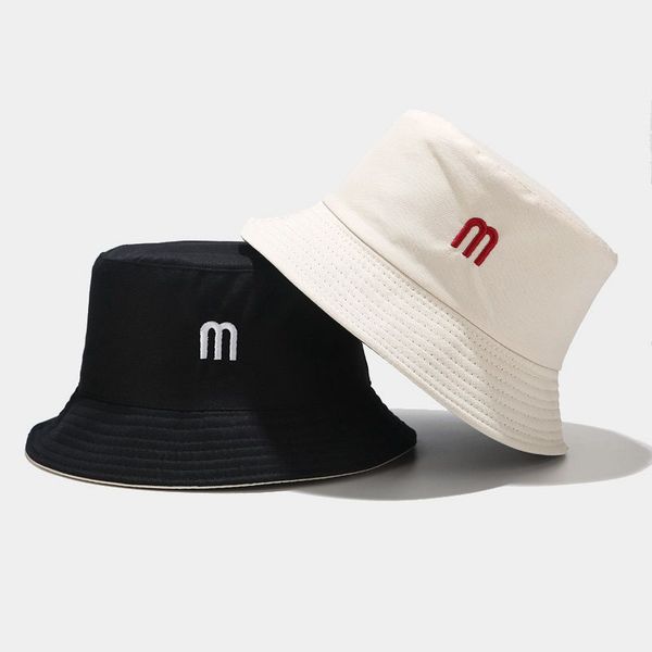 

fisherman female simple double-sided wear sun hat cute basin hat