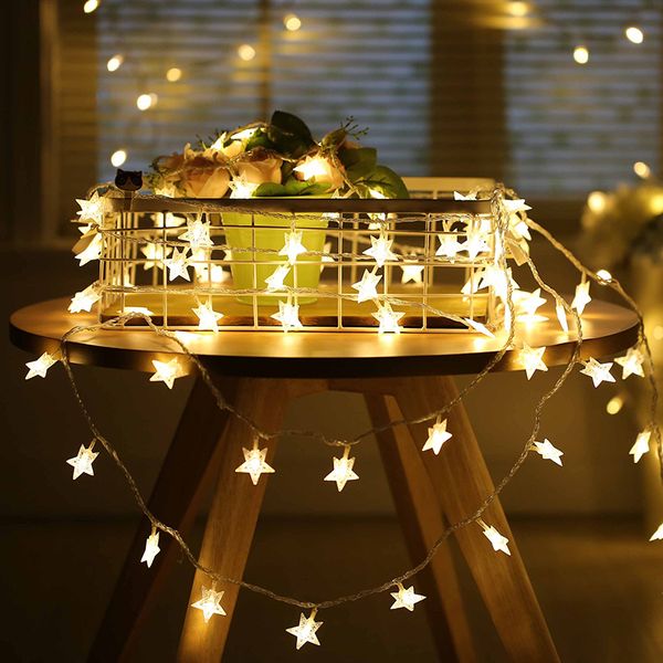 

3m 20 led new year string light christmas decorations for home star flower xmas tree garland natal new year products
