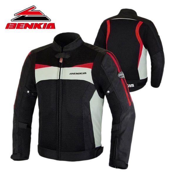 

benkia motorcycle jacket motocross jacket summer breathable mesh moto protective gear men motorcycle armor