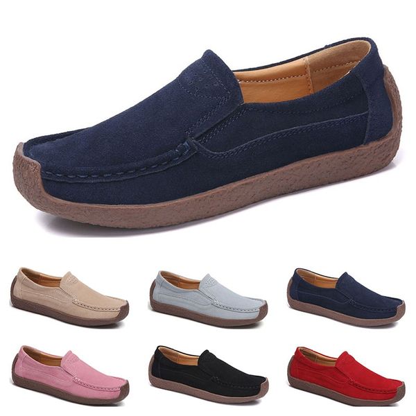 

new fashion 35-42 eur new women's leather shoes candy colors overshoes british casual shoes espadrilles #twenty four, Black