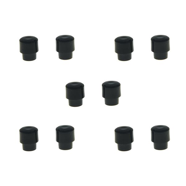 

kaish pack of 10 barrel switch tip 3 way or 4 way pickup selector switch knobs for u.s. tele/telecaster black/ivory/white